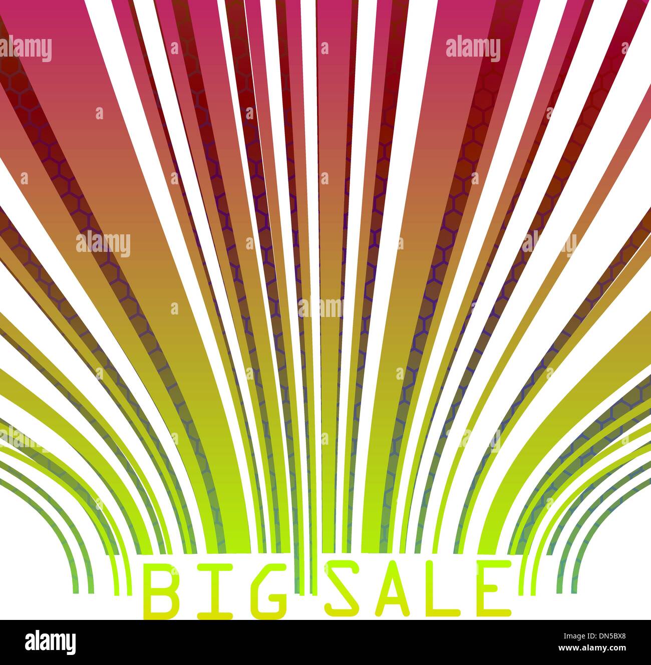 Big Sale bar codes all data is fictional. EPS 10 Stock Vector