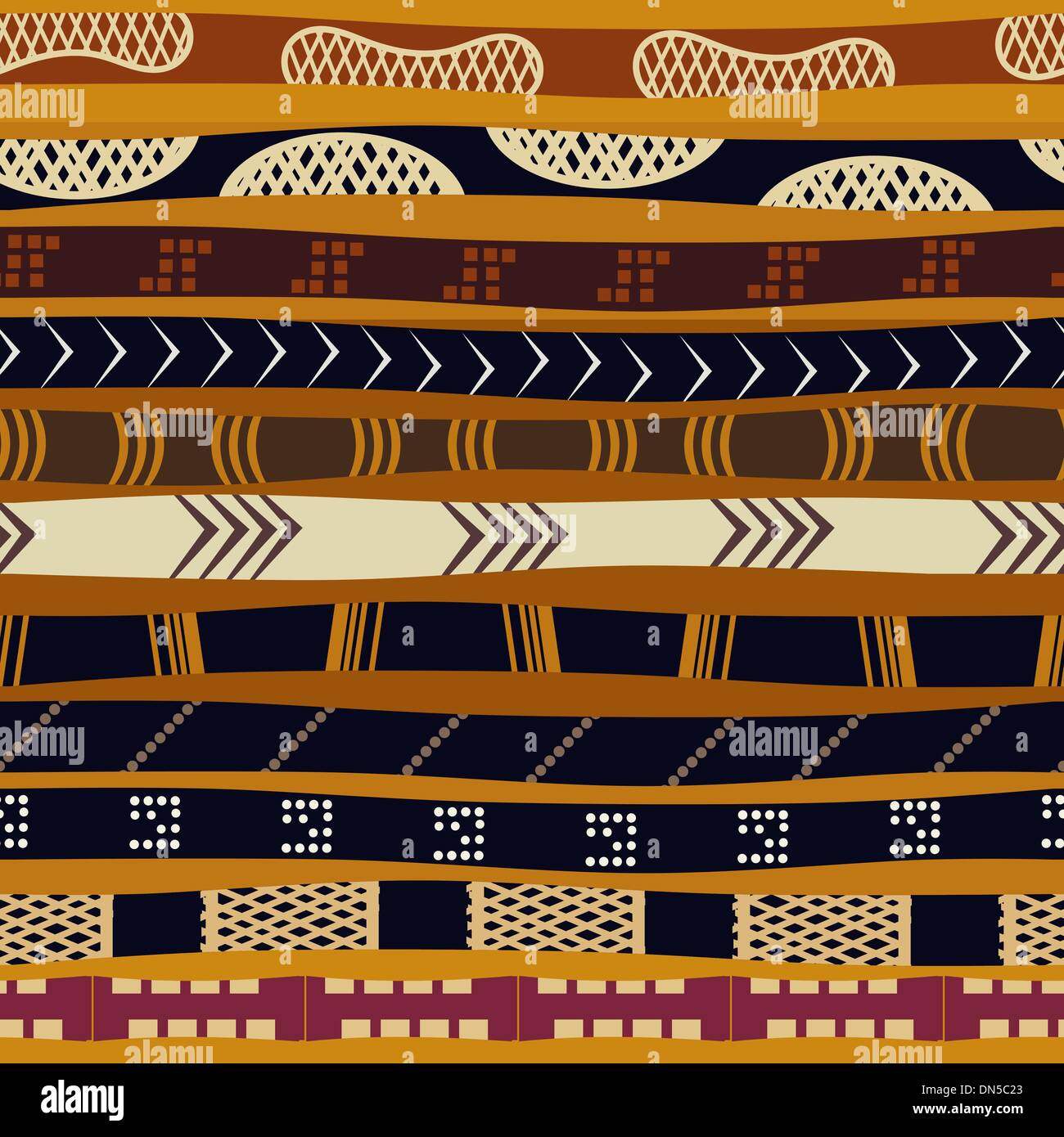 Seamless pattern with ethnic motifs Stock Vector Image & Art - Alamy