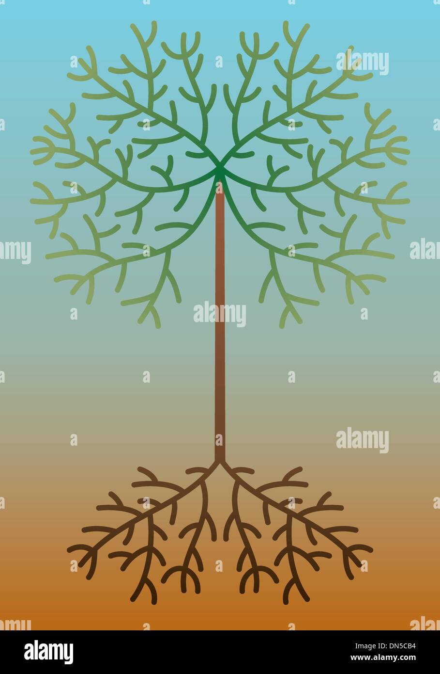 Abstract tree pattern Stock Vector Images - Alamy