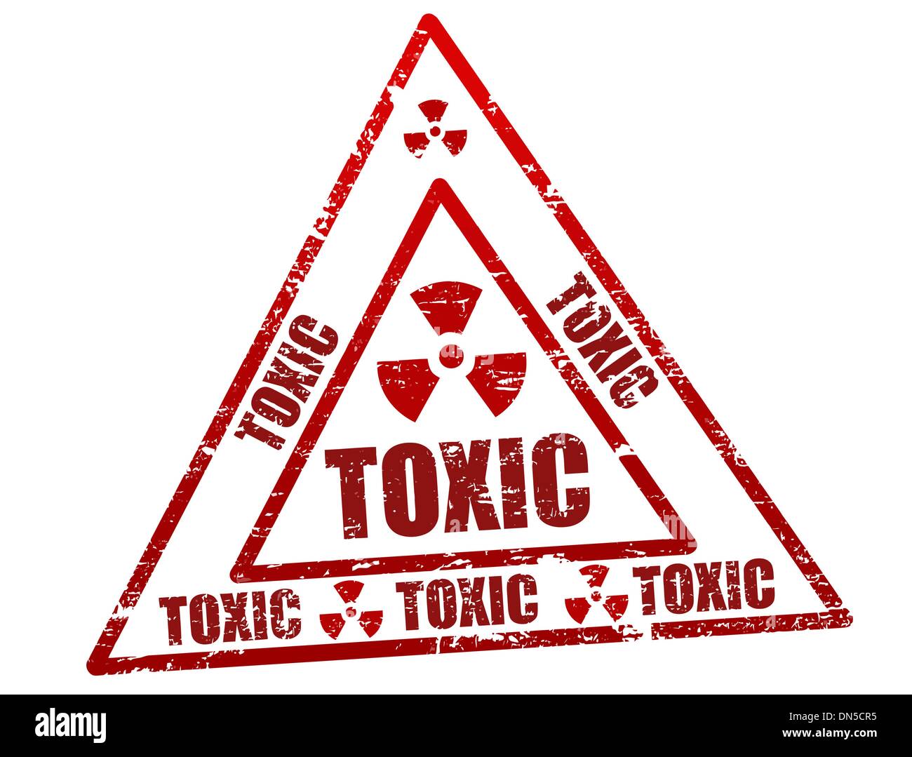 Toxic stamp Stock Vector