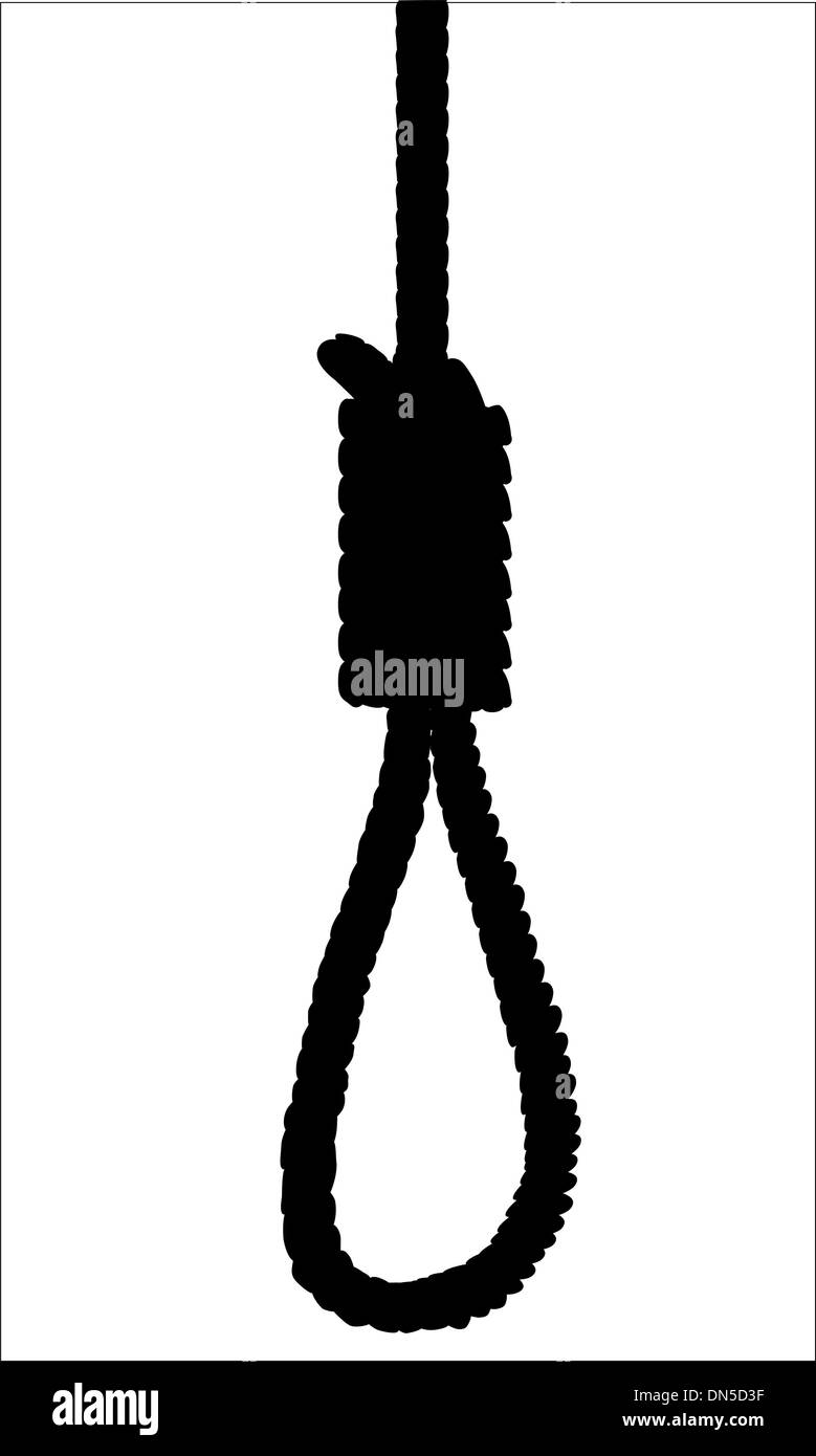 Noose silhouette hi-res stock photography and images - Alamy