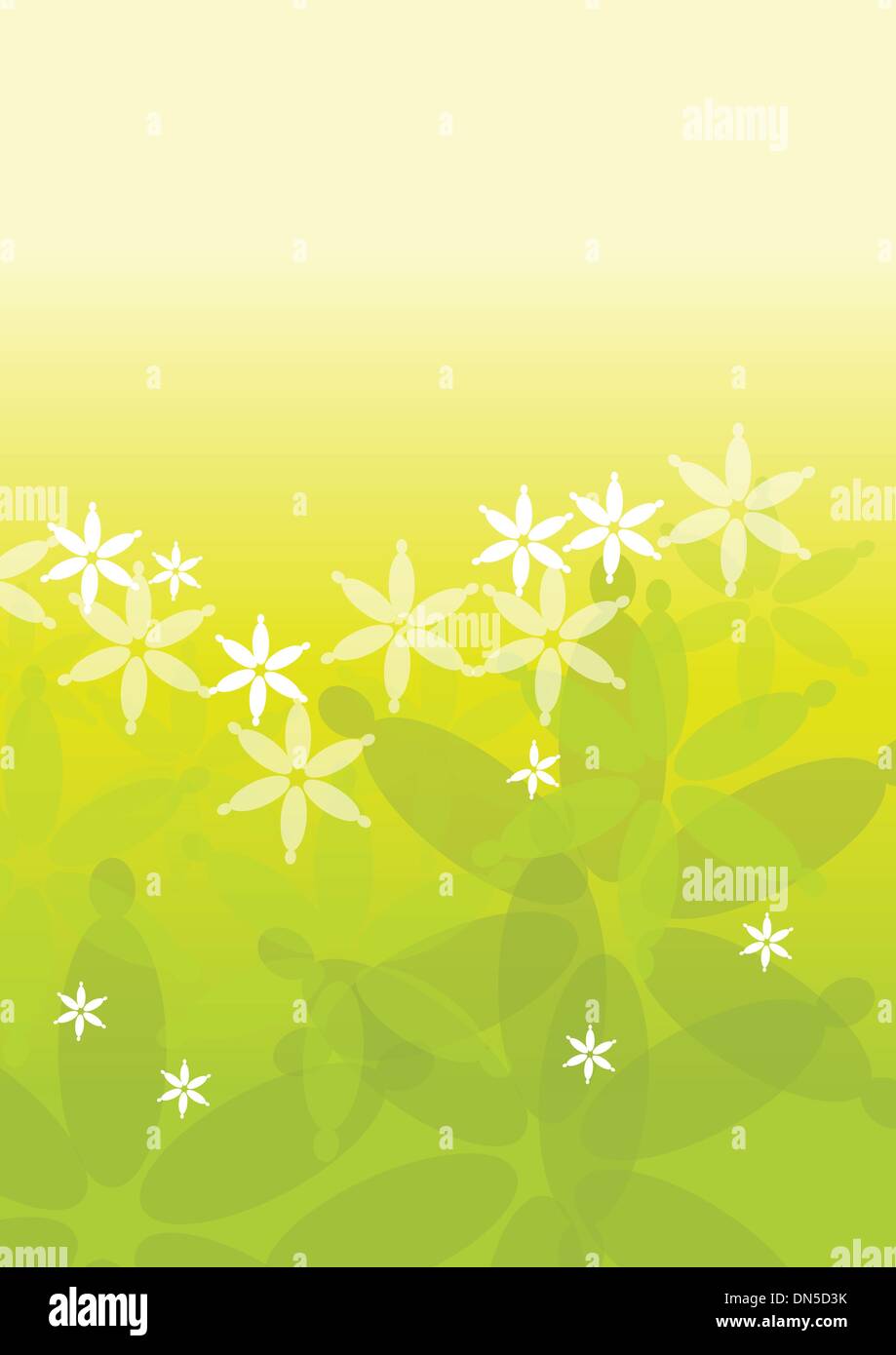 Floral yellow background Stock Vector Image & Art Alamy