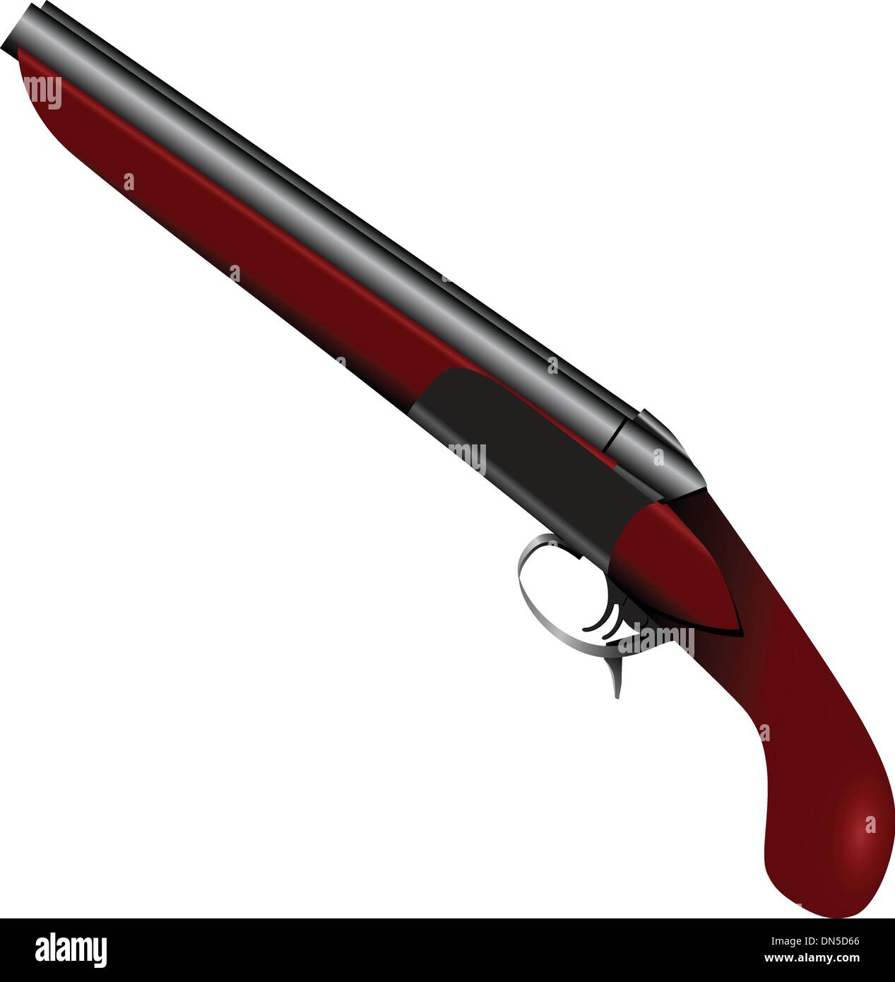 Short barreled shotgun Stock Vector Images Alamy