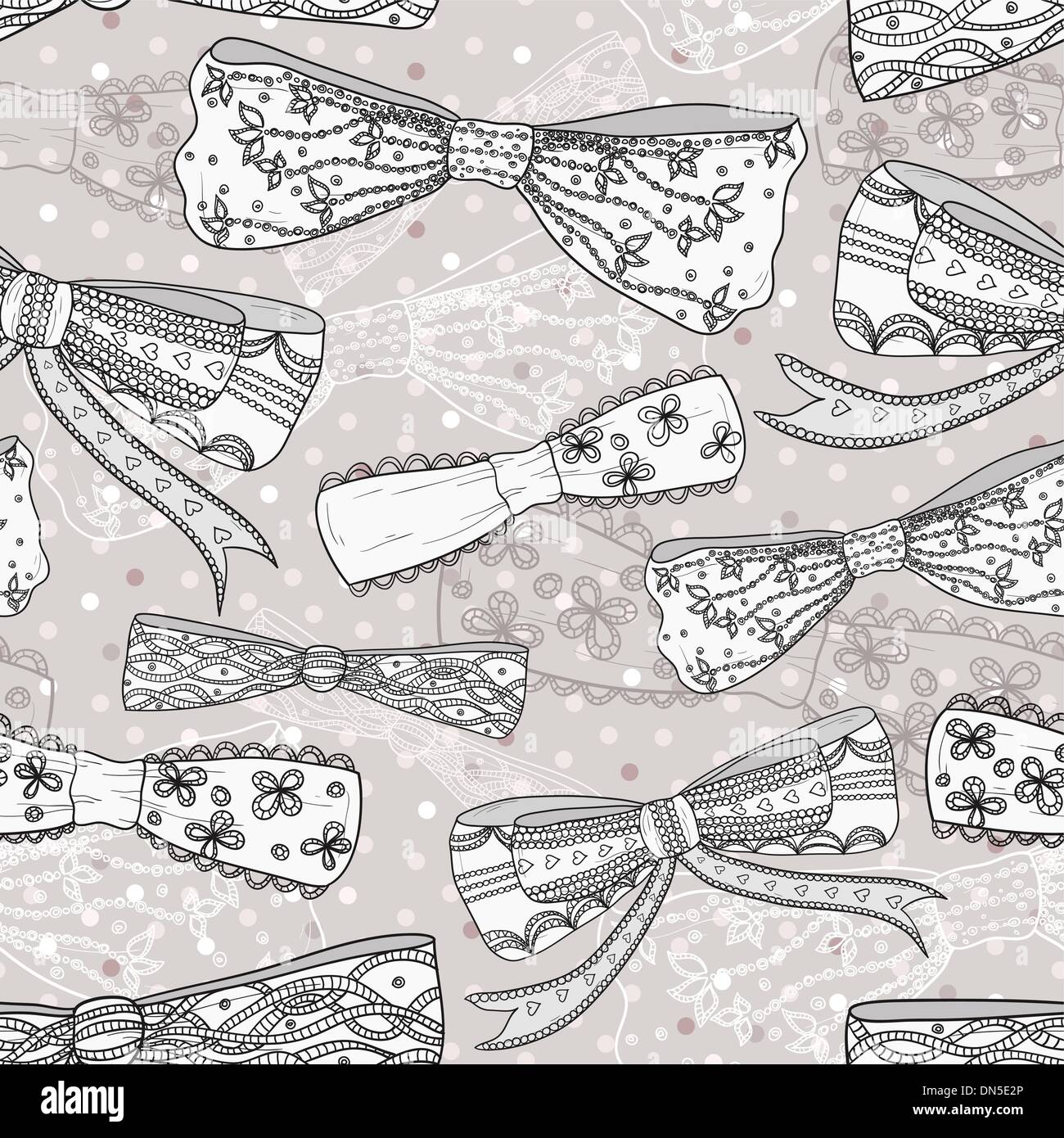 Cute bow graphic Stock Vector Images Alamy