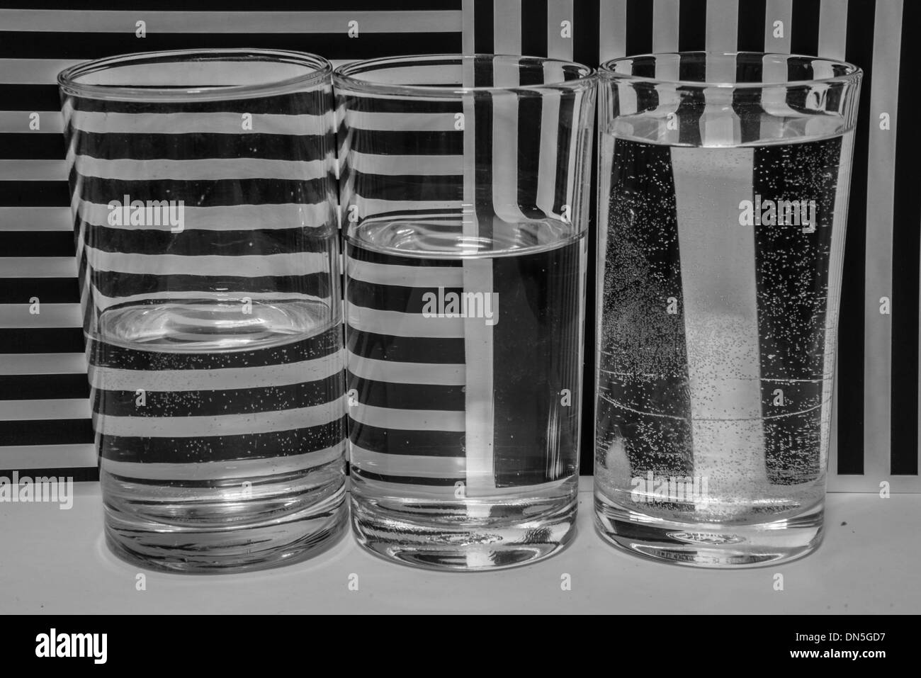 The pattern design black and white background. Stock Photo