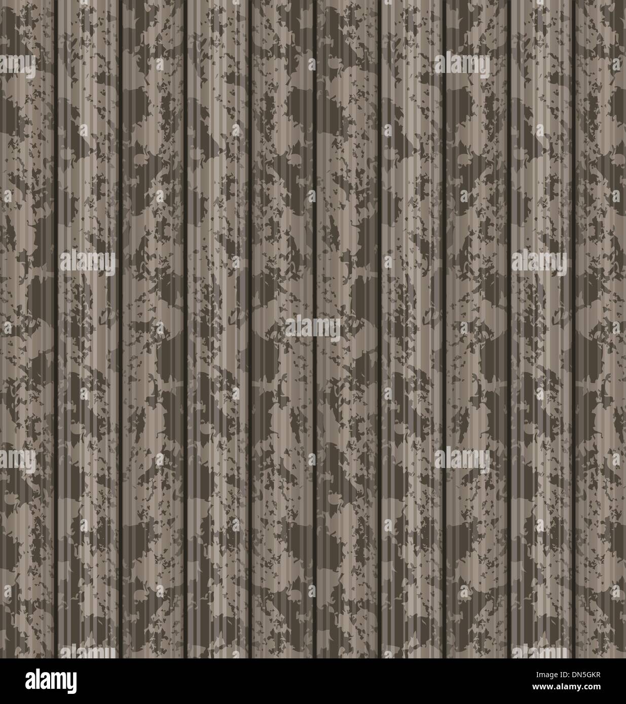 Brown wooden texture, grunge texture Stock Vector