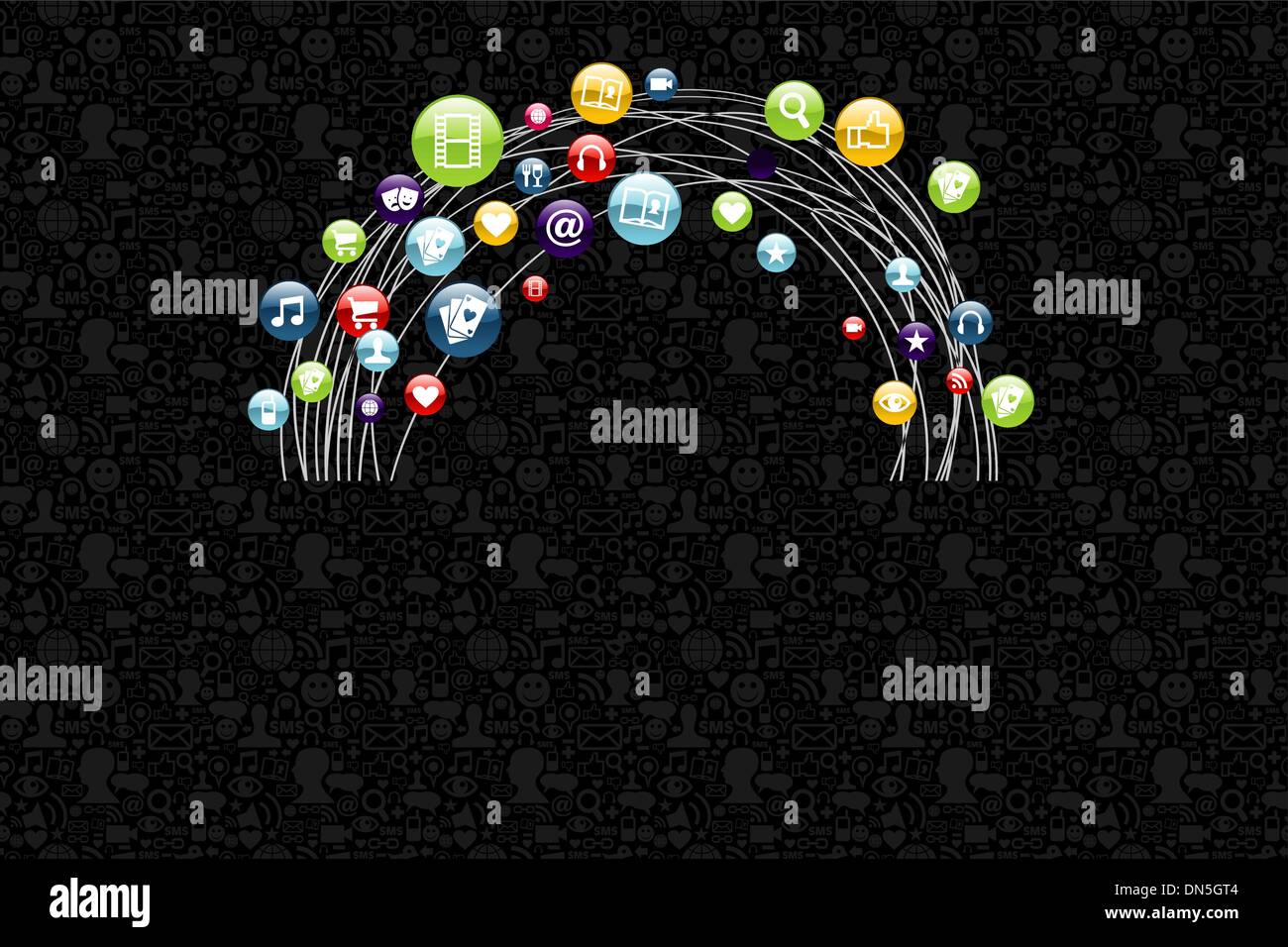 Cloud computing network concept Stock Vector Image & Art - Alamy