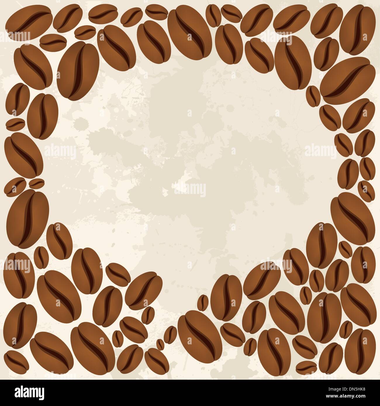 Coffee beans bubble chat concept Stock Vector