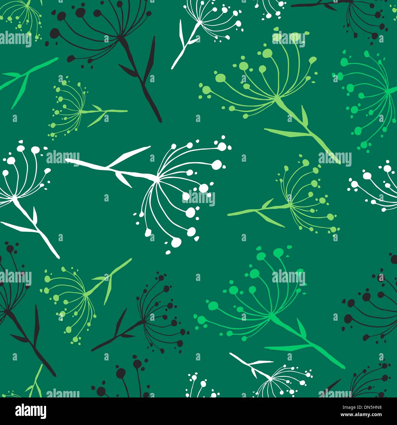 Dandelion seamless pattern Stock Vector Image & Art - Alamy