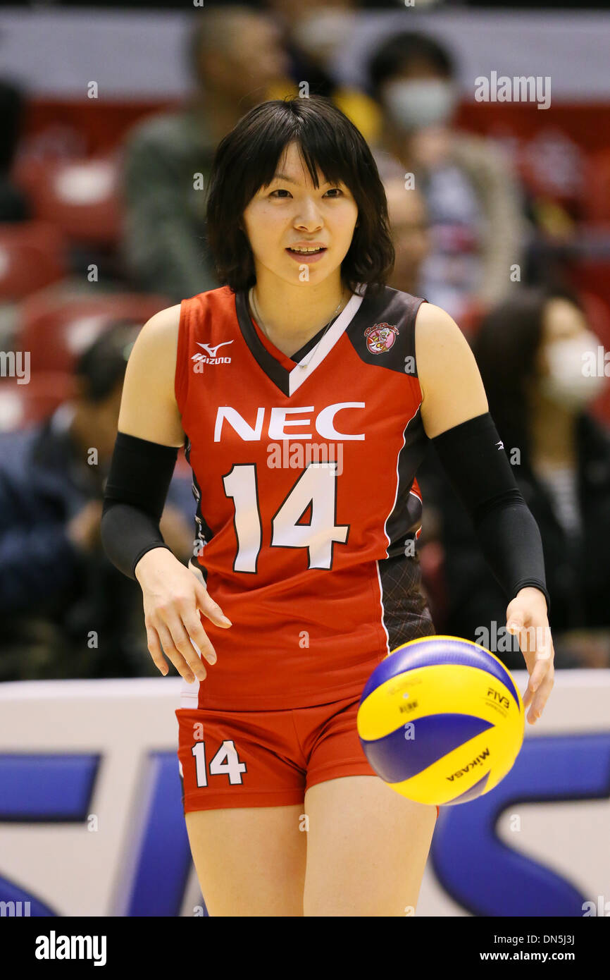 Tokyo Metropolitan Gymnasium Tokyo Japan 13th Dec 13 Miku Torigoe Red Rockets December 13 13 Volleyball 13 Emperor S Cup And Empress S Cup All Japan Volleyball Championship Women S Match Between Toyota
