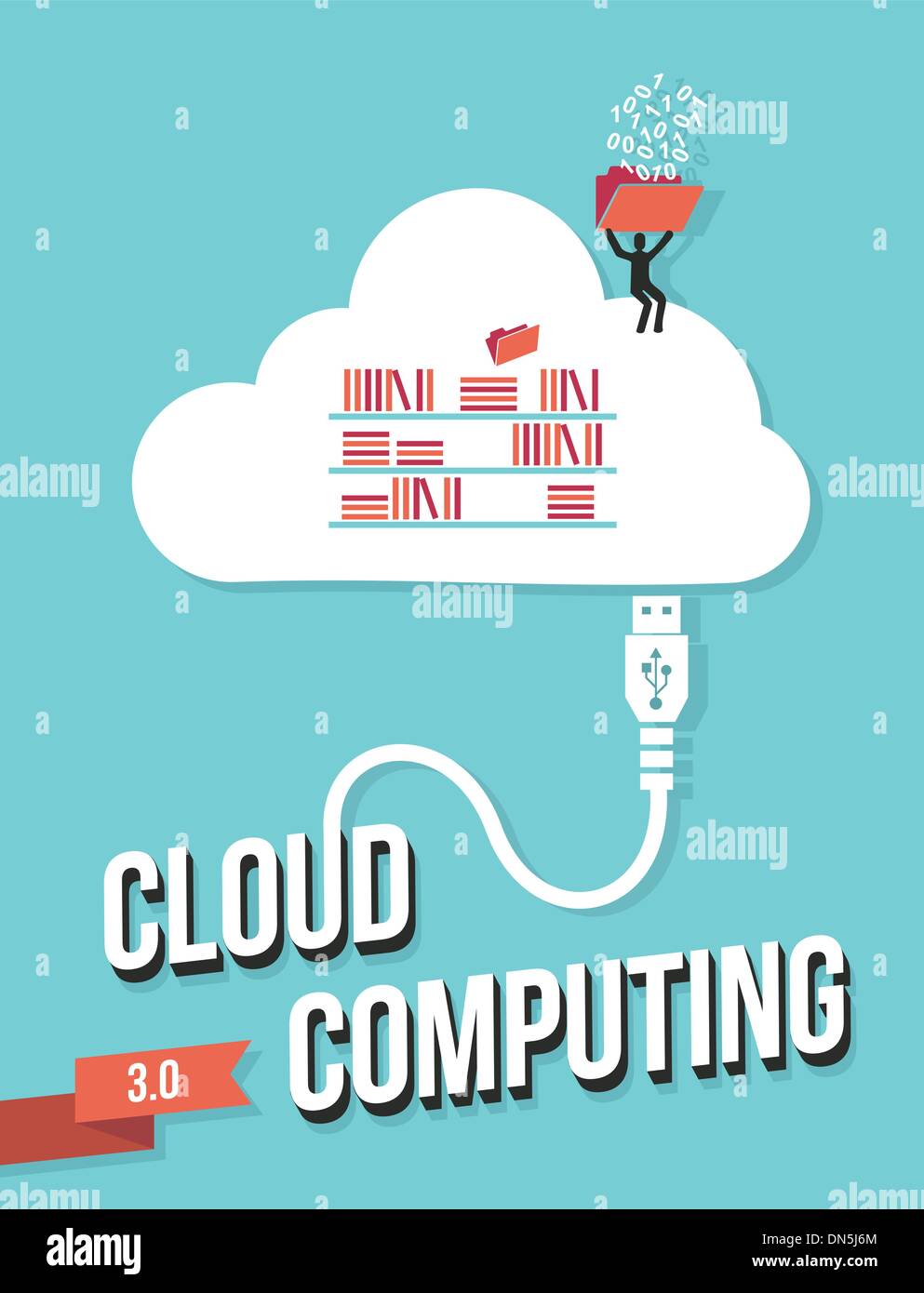 Cloud computing concept Stock Vector Image & Art - Alamy