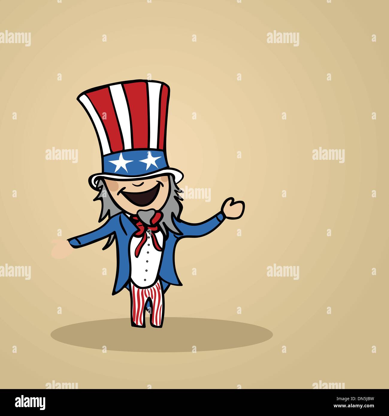 Hello from USA people design Stock Vector