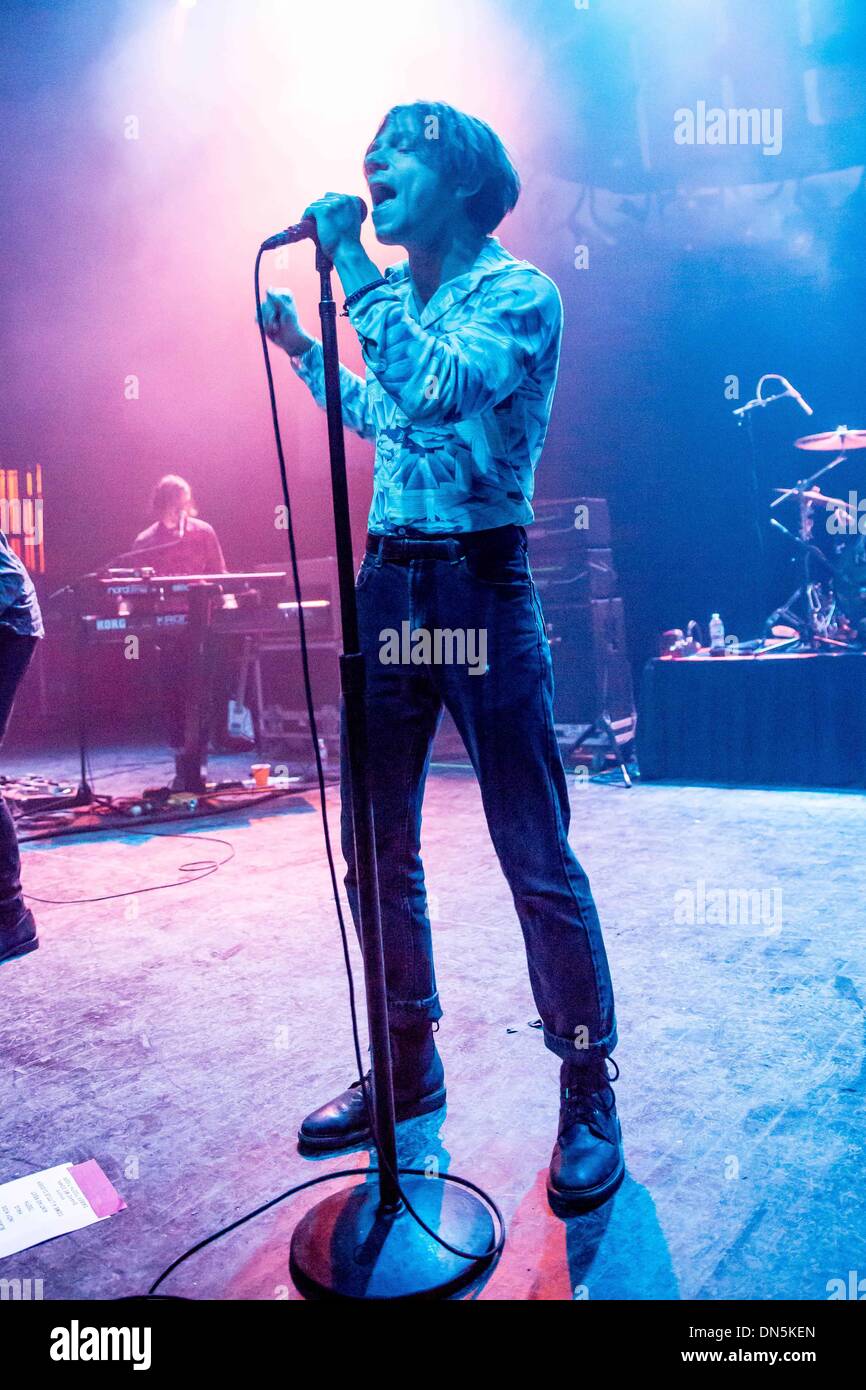 Detroit, Michigan, USA. 17th Dec, 2013. Lead Singer MATTHEW SHULTZ of ...