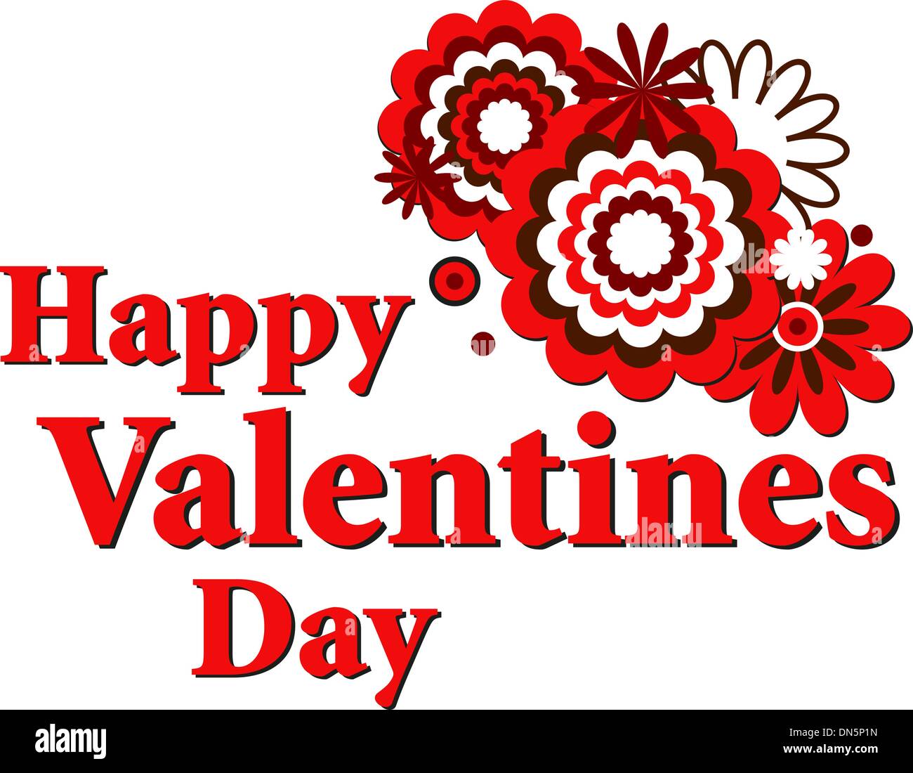Happy Valentines Day Stock Vector Image & Art - Alamy