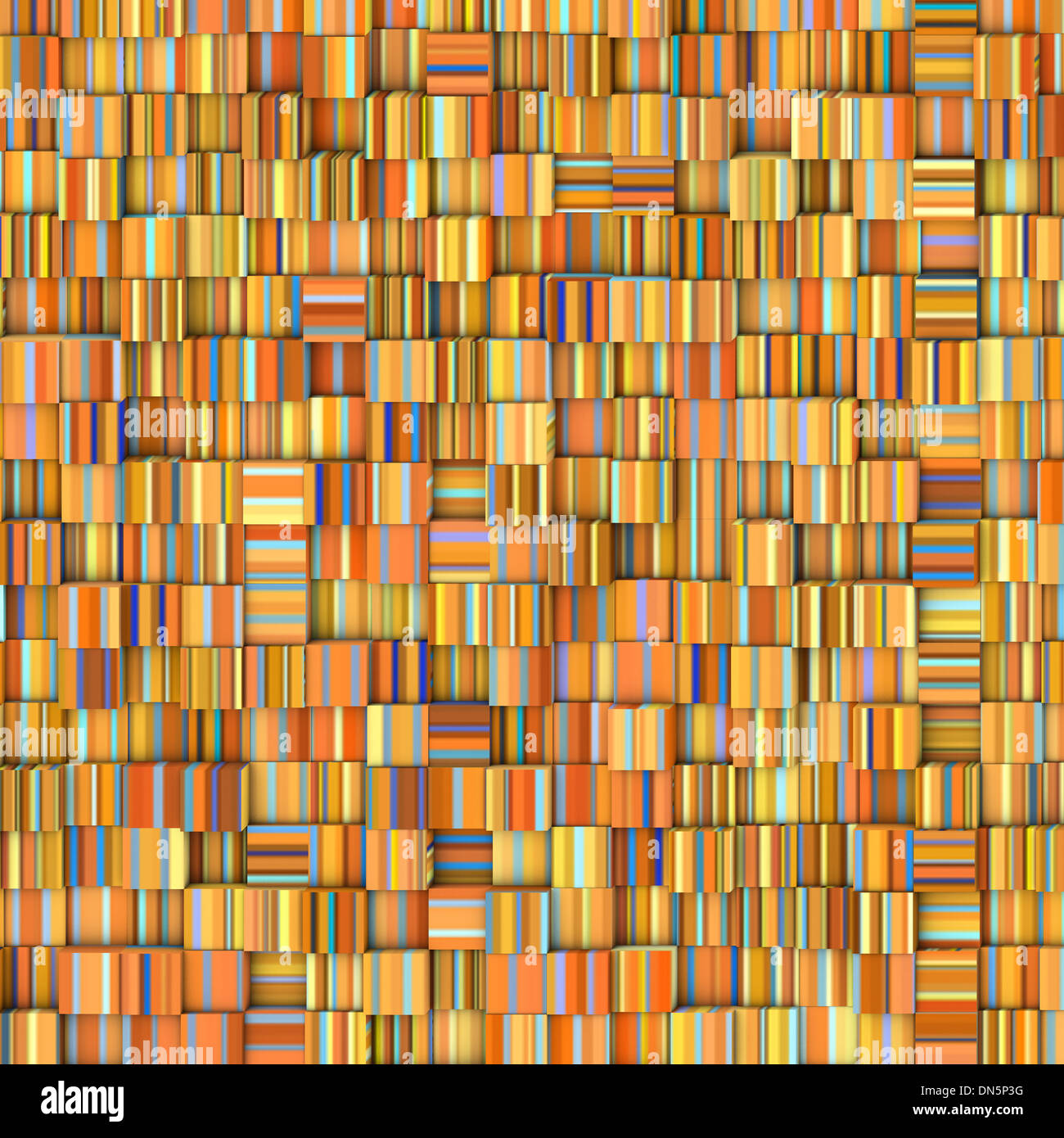 tile mosaic pattern backdrop in striped orange yellow Stock Photo - Alamy