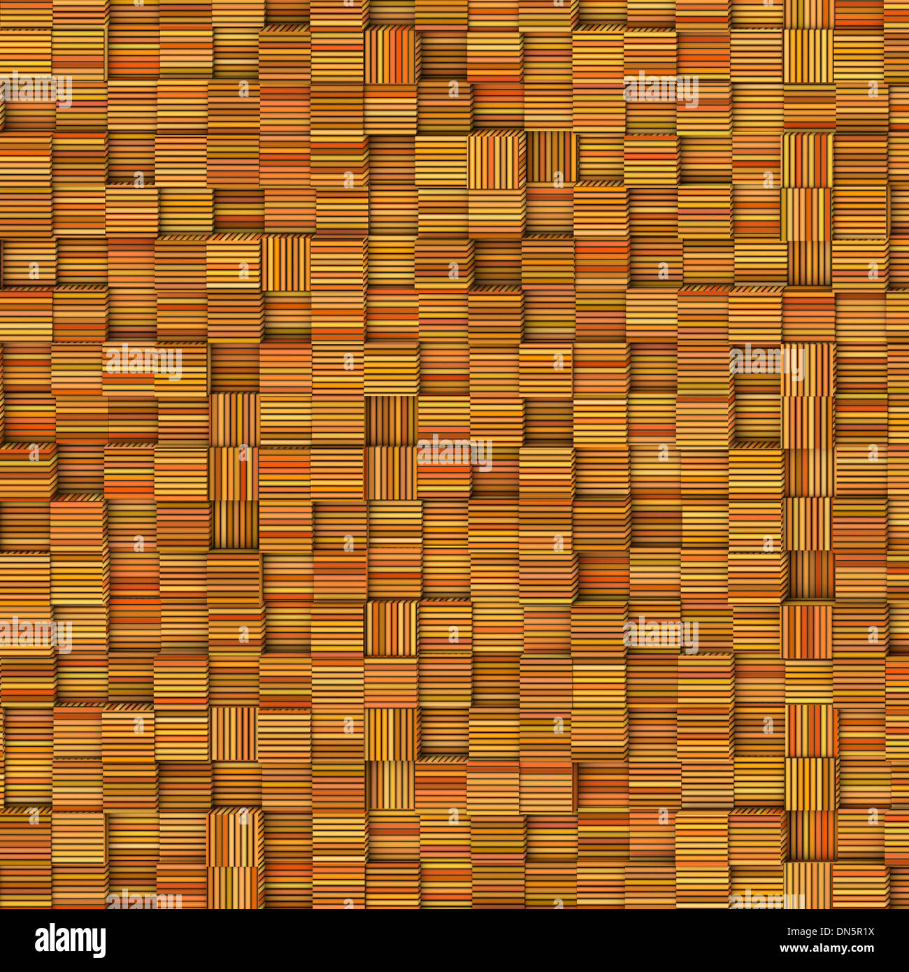 tile mosaic pattern backdrop in striped orange yellow Stock Photo - Alamy