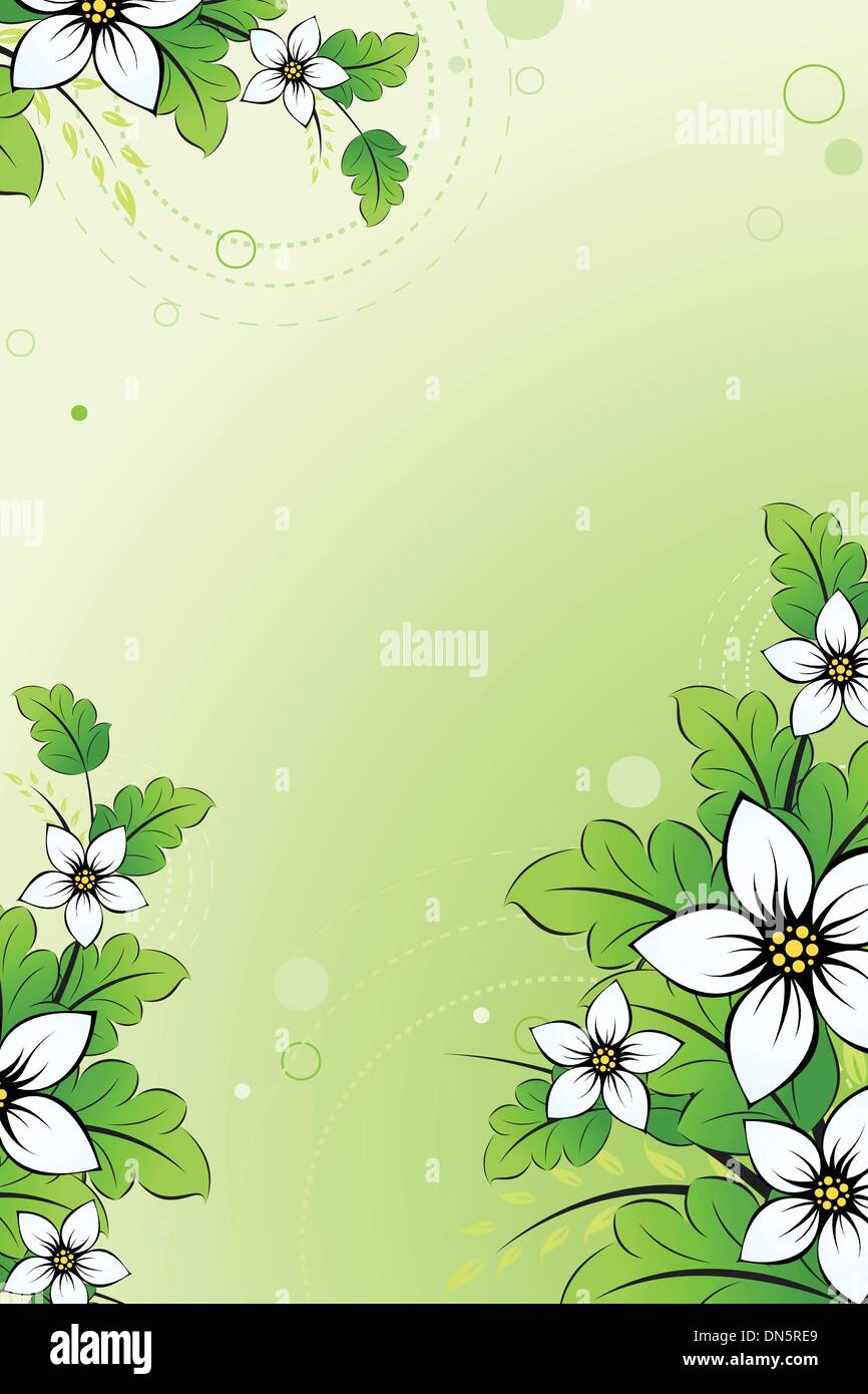 Vector floral background Stock Vector Image & Art - Alamy
