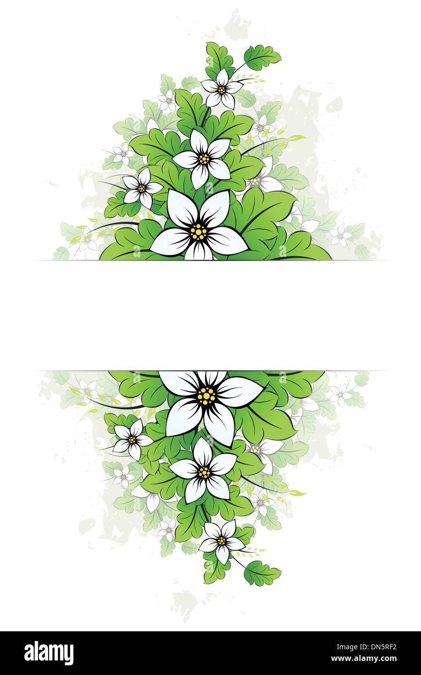 Grunge floral background Stock Vector Image & Art - Alamy