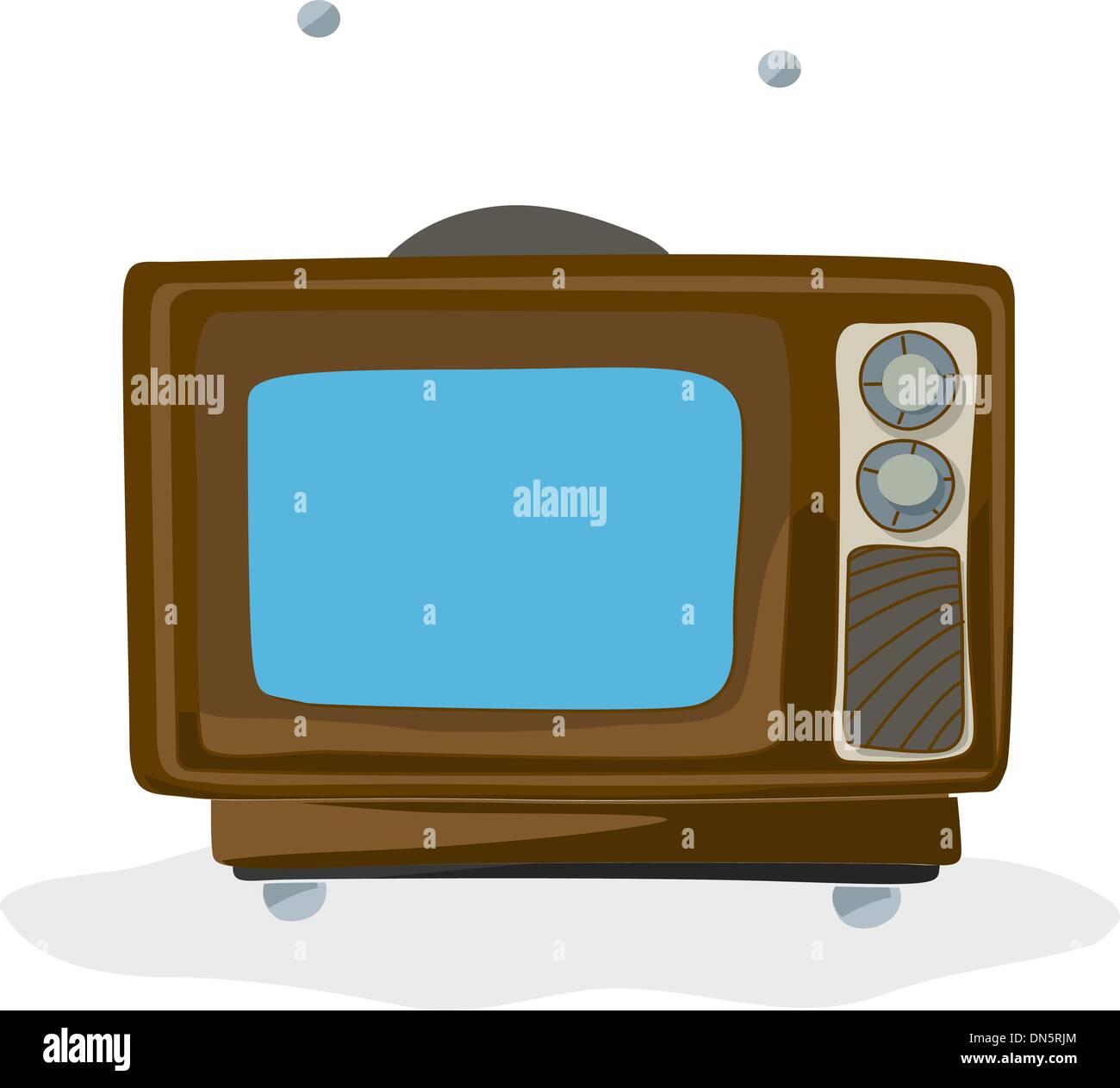 Retro style tv Stock Vector