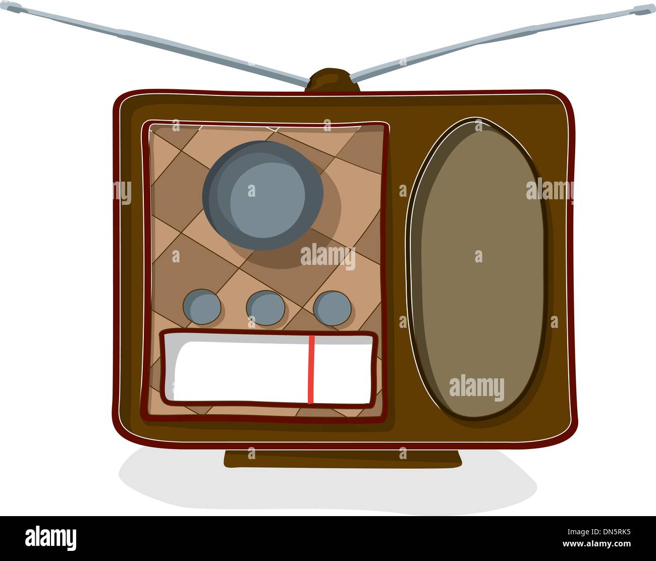 Cartoon radio drawing hi-res stock photography and images - Alamy