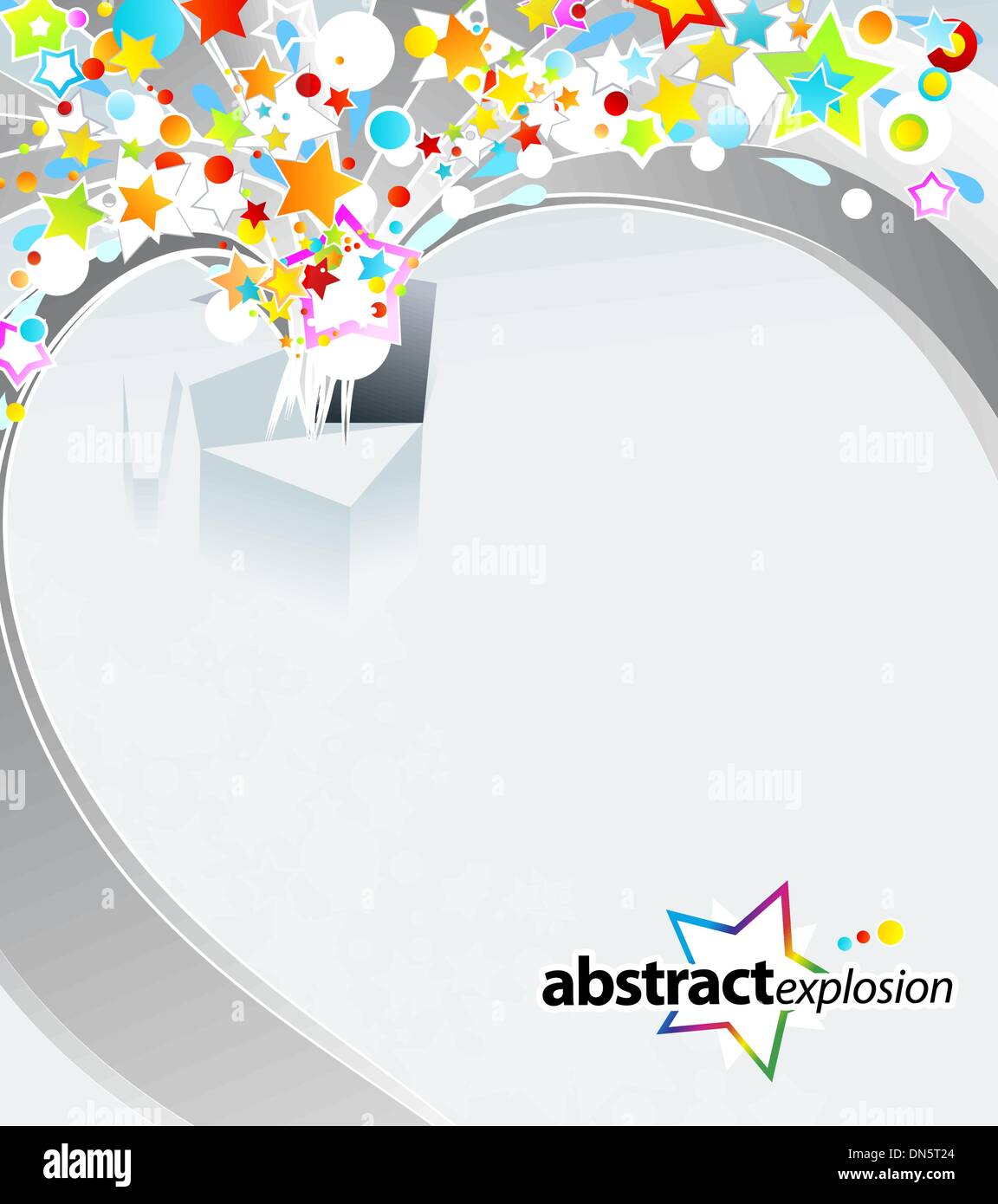 Surprise box design Stock Vector