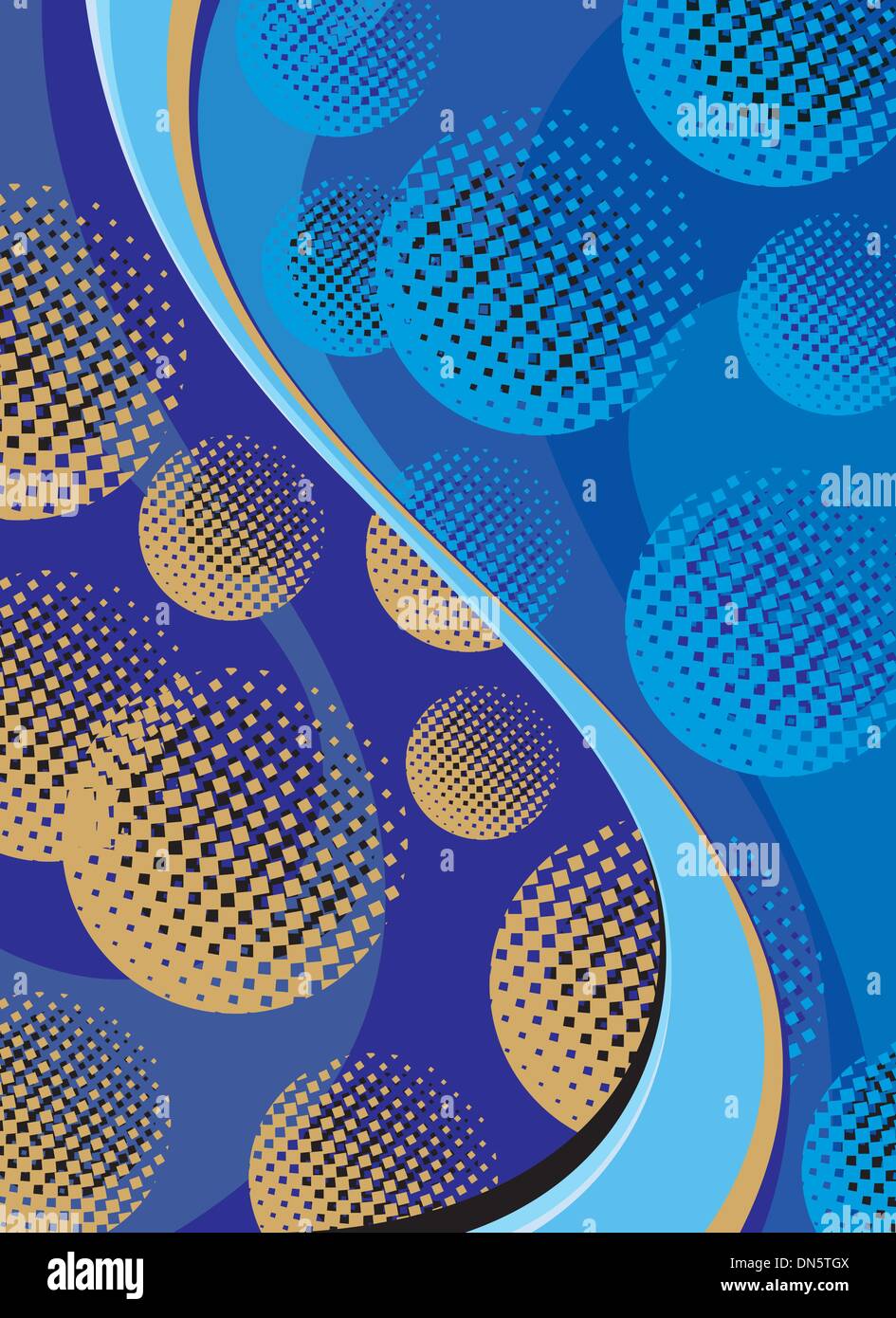 Abstract blue background waves hi-res stock photography and images - Alamy
