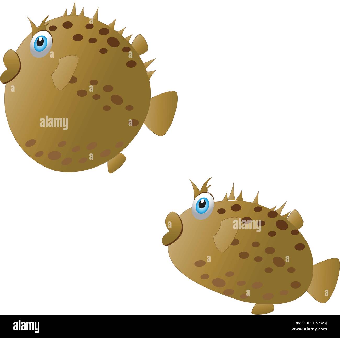 Puffer fish blow up Stock Vector Images - Alamy