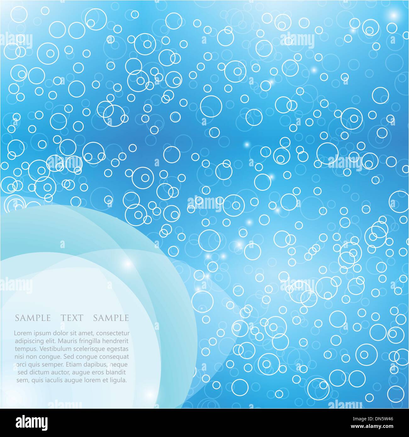 Blue water with bubbles background Stock Vector Image & Art - Alamy