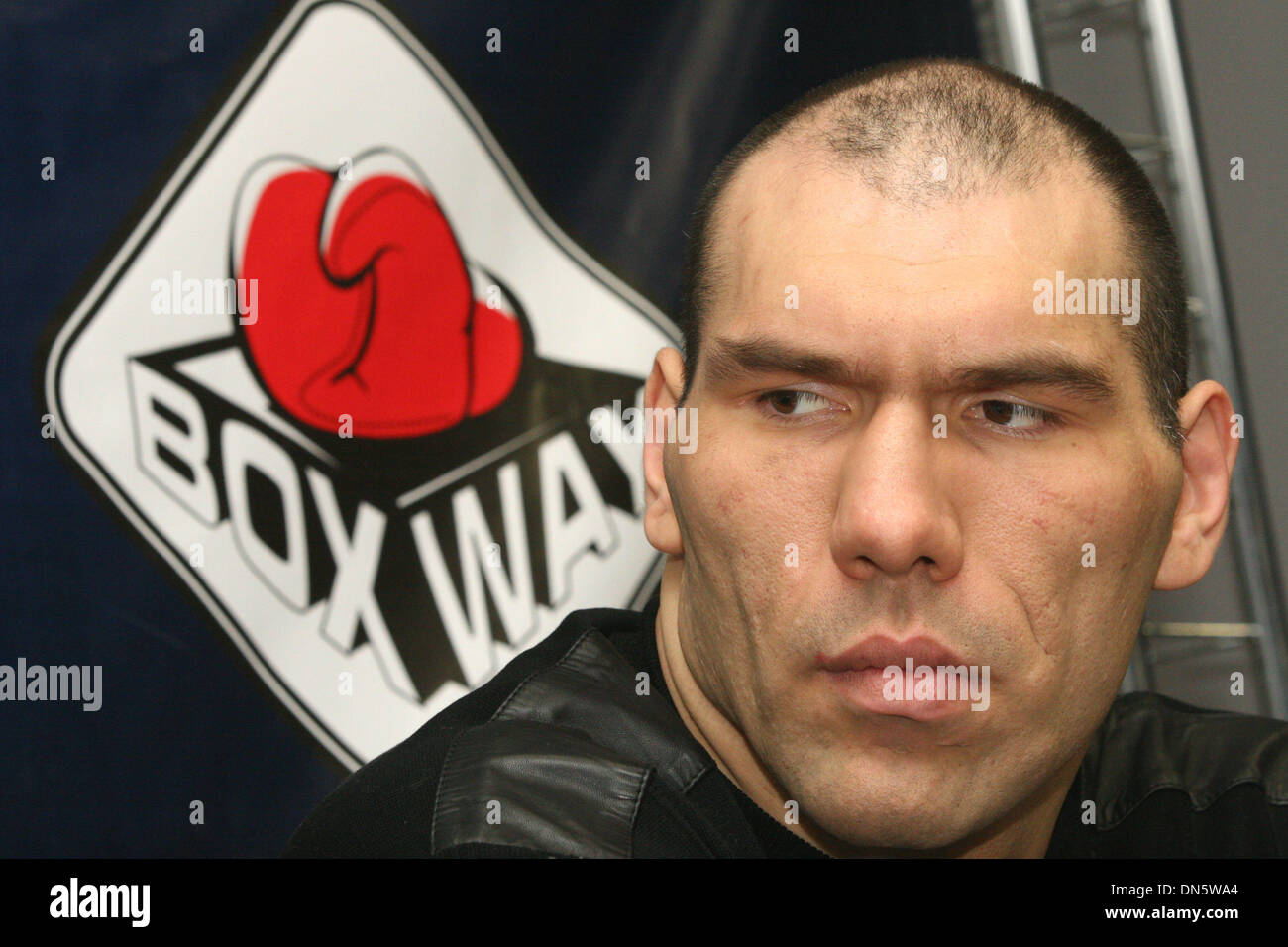 Nikolai Valuev - WBA superheavy weight boxing champion at the press conference in St.Petersburg-Russia. December 22, 2005(Credit Image: © PhotoXpress/ZUMA Press) RESTRICTIONS: North and South America Rights ONLY! Stock Photo