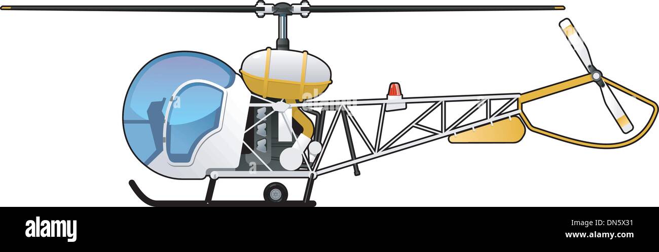 helicopter Stock Vector