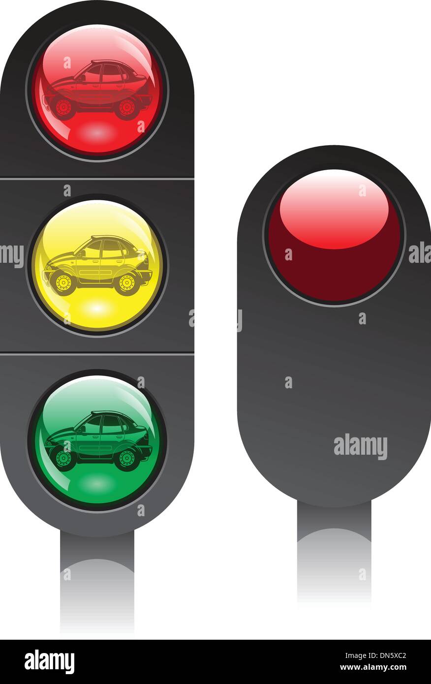 Pedestrian traffic lights Stock Vector Images - Alamy