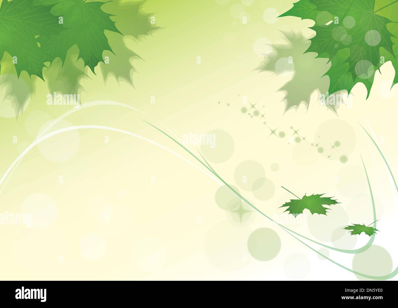green leaves background Stock Vector Image & Art - Alamy