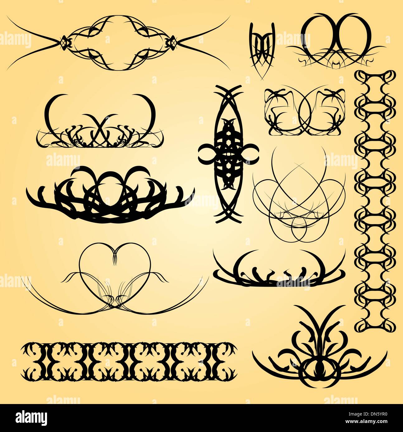 Calligraphy ornament Stock Vector Image & Art - Alamy