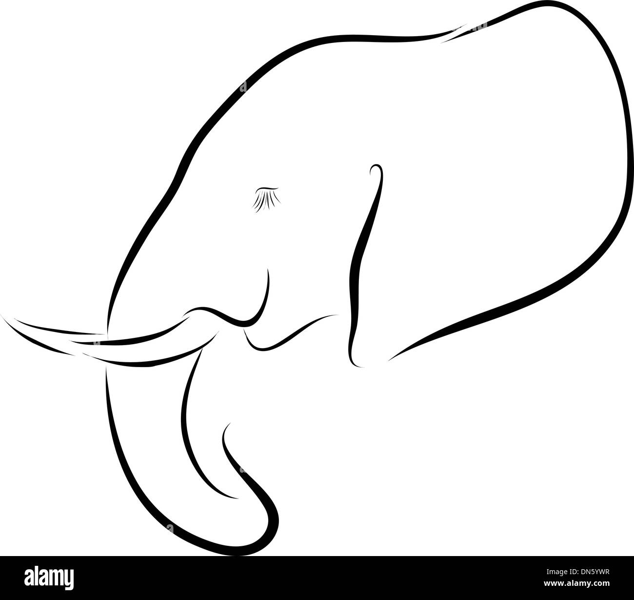 Elephant Icon Stock Vector