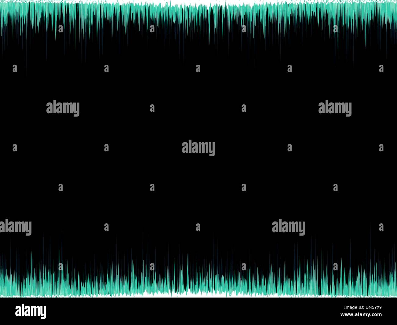 Blue sound wave on white background. + EPS8 Stock Vector