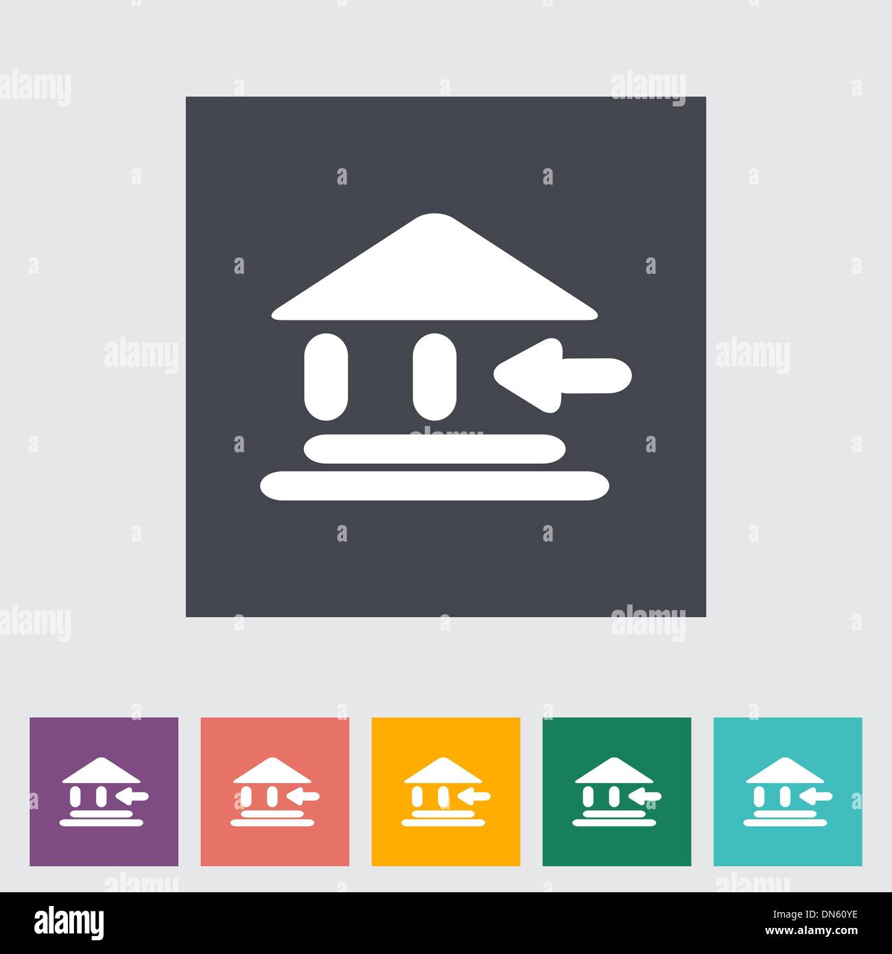 Entry single flat icon Stock Vector Image & Art Alamy