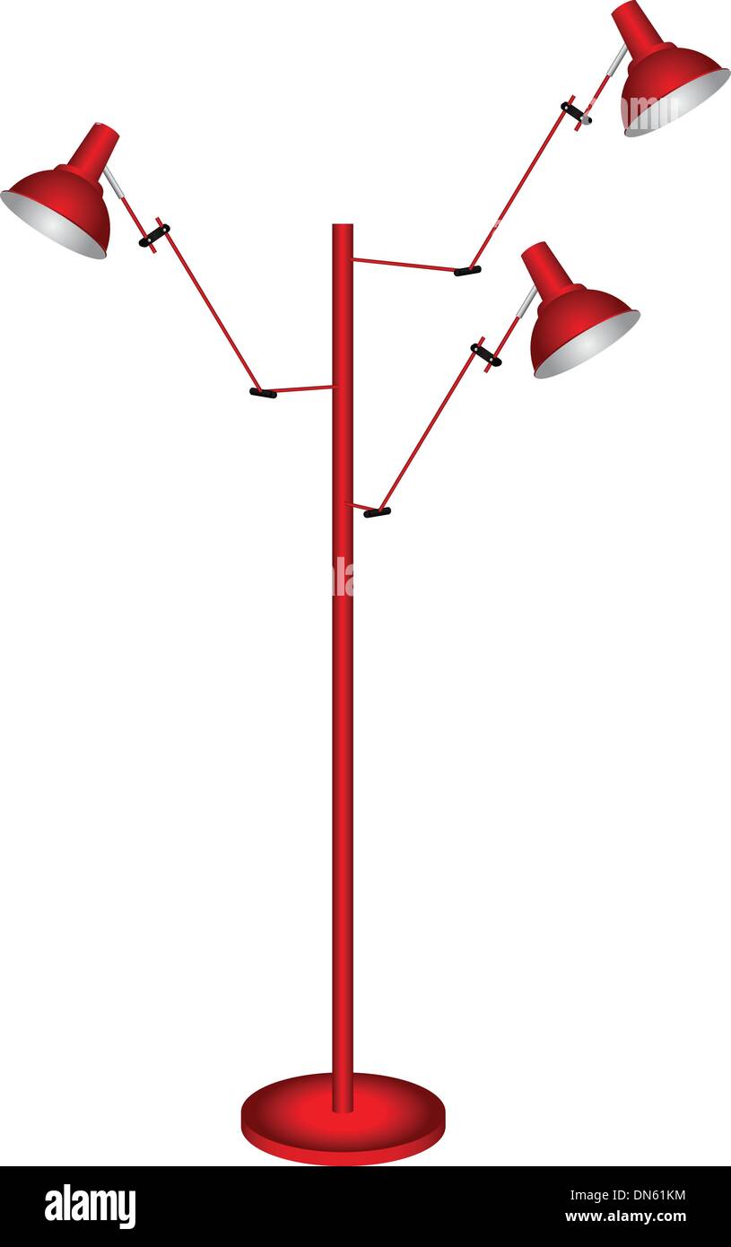 Floor Lamp Stock Vector