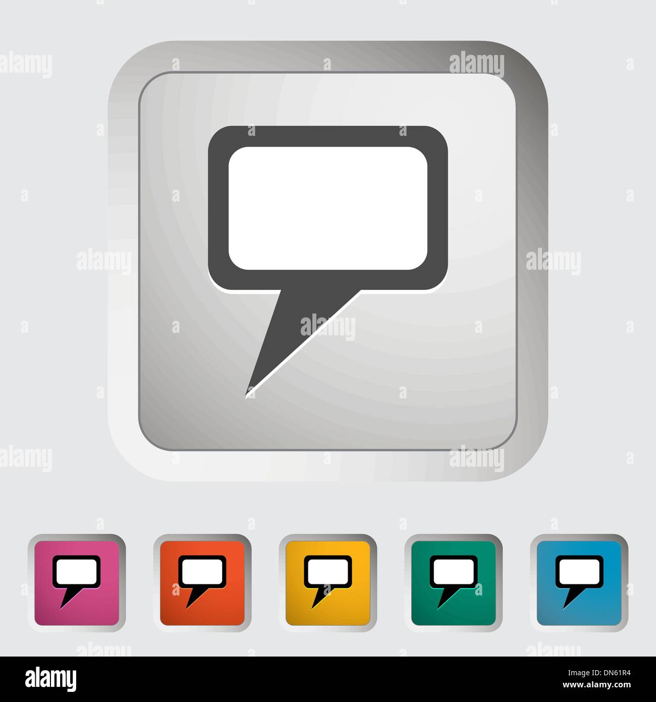 Document single icon. Stock Vector