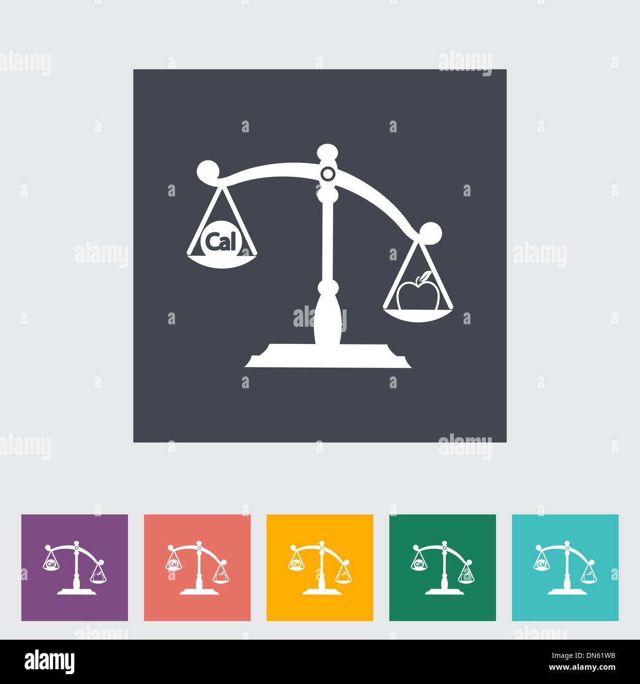 Weights icon hi-res stock photography and images - Alamy