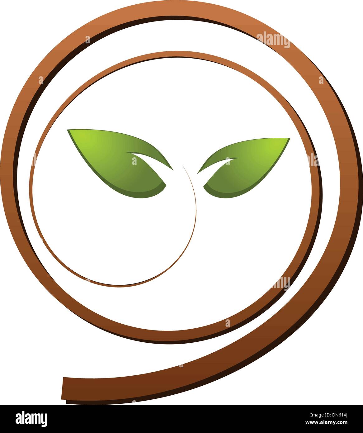 Tree green nature logo Stock Vector Image & Art - Alamy