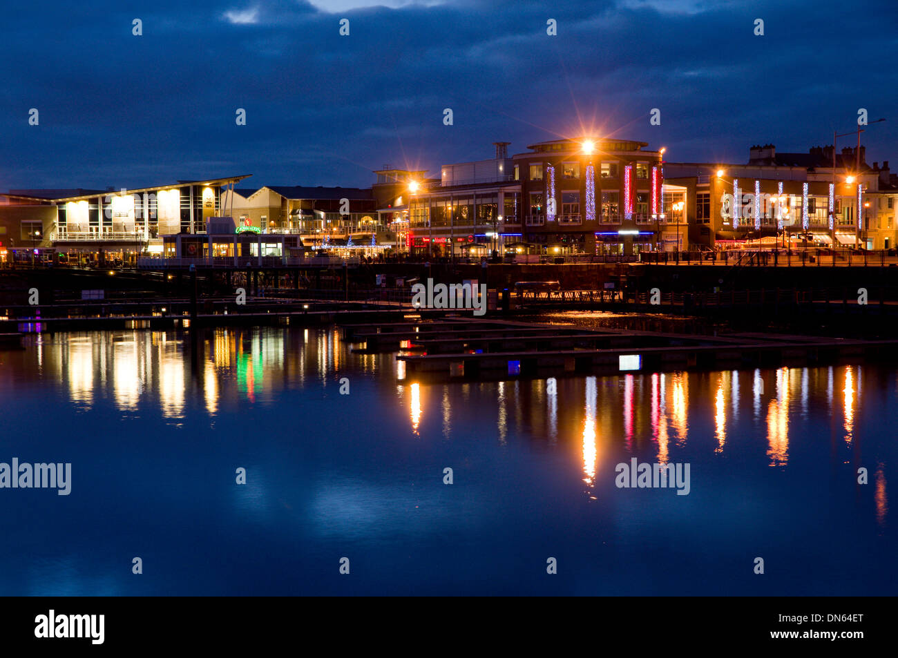 Cardiff bay night cardiff wales hires stock photography and images Alamy