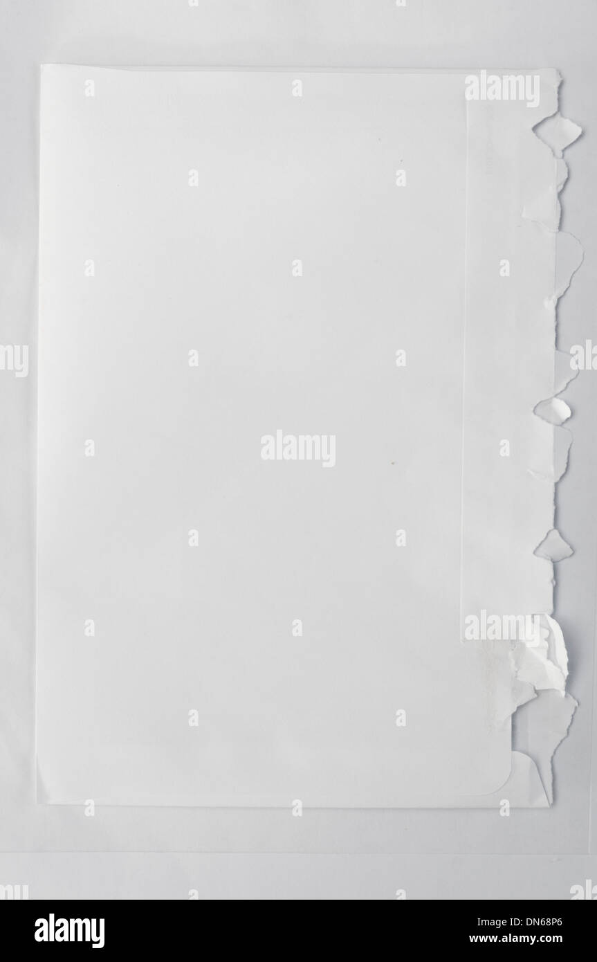 Back of envelope Stock Photo Alamy