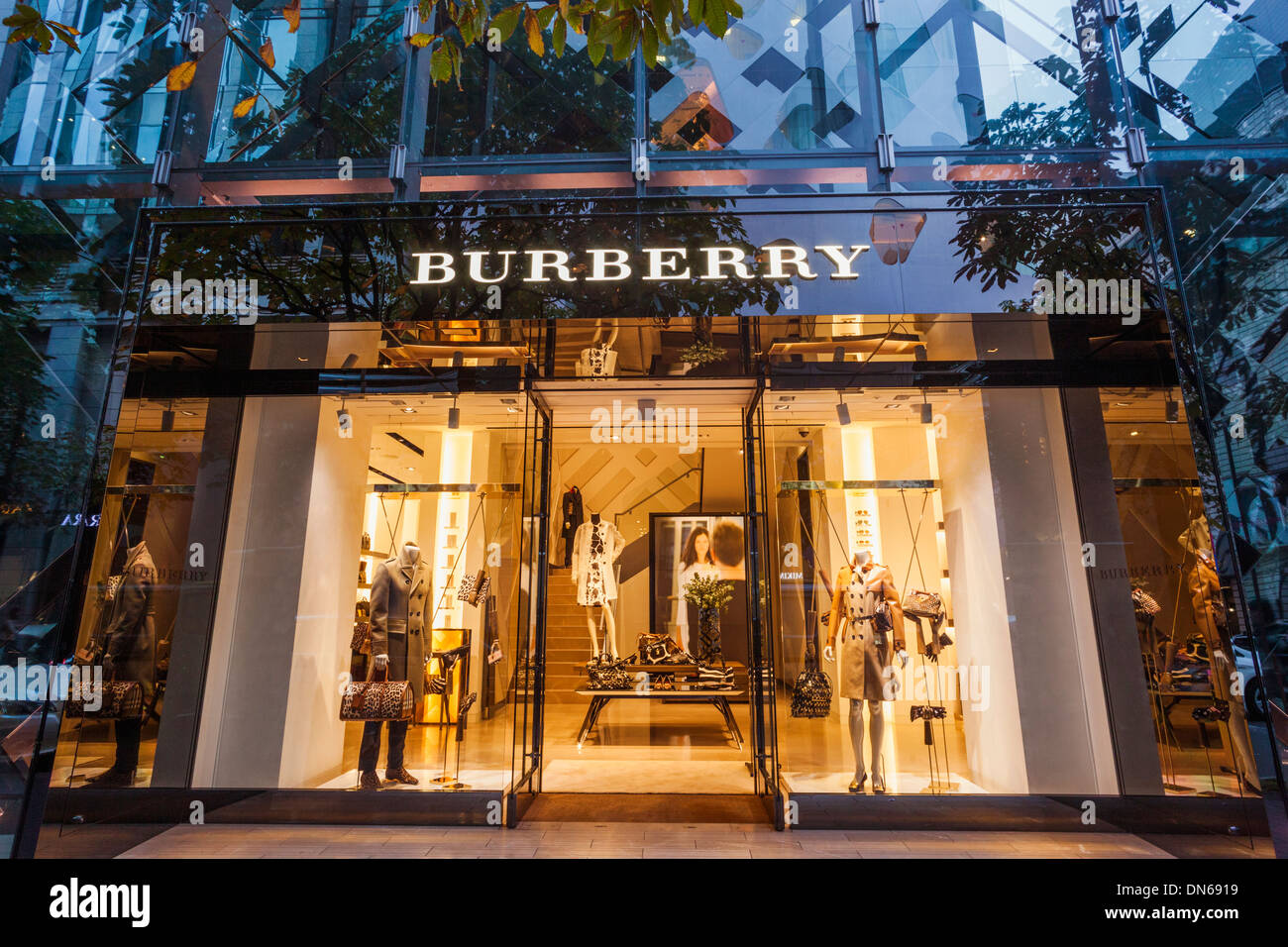 Burberry's New Flagship Store in Ginza, Tokyo