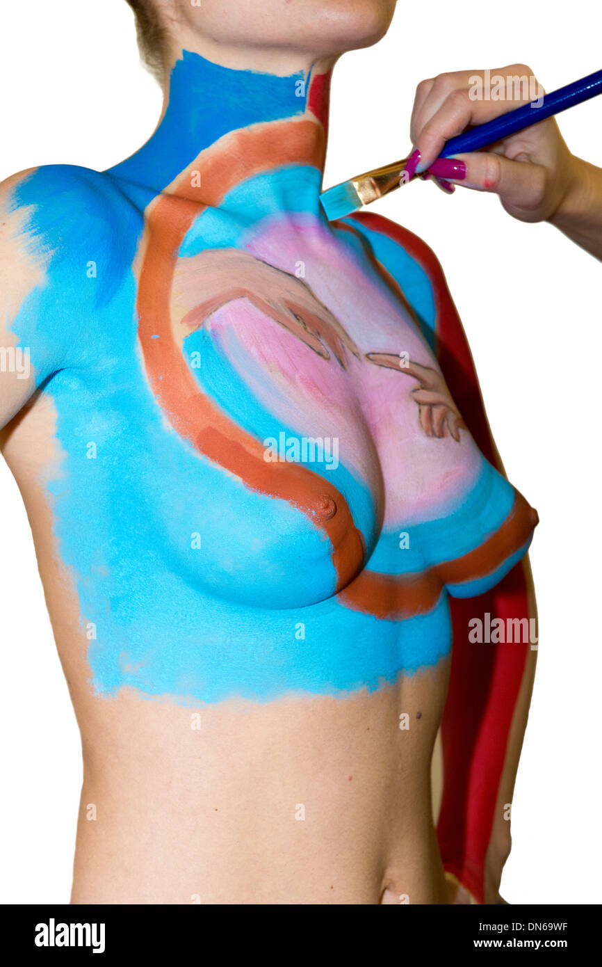 Body painting Stock Photo