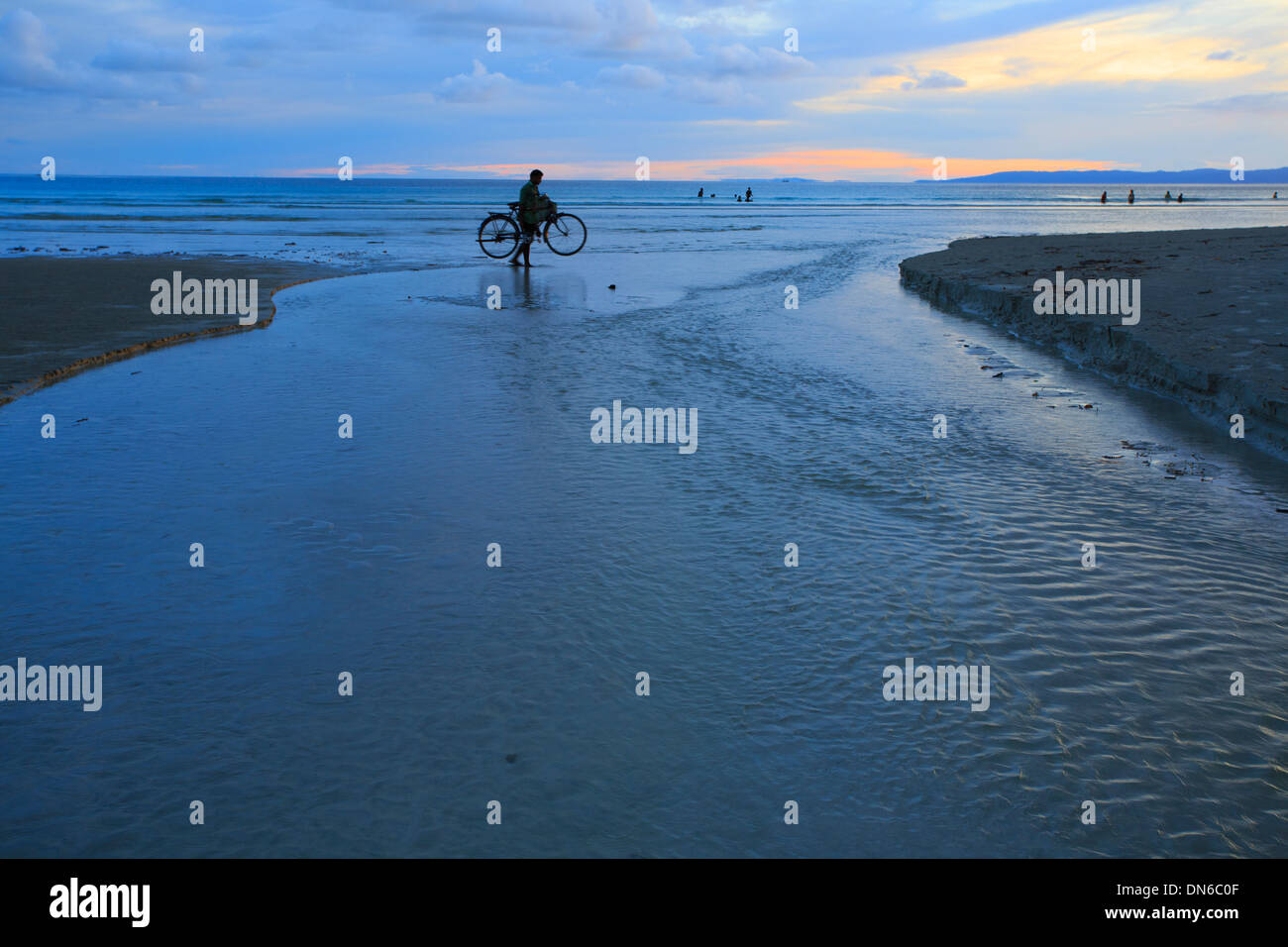A scene from Havelock Island, Andaman (Radhanagar Beach) Stock Photo