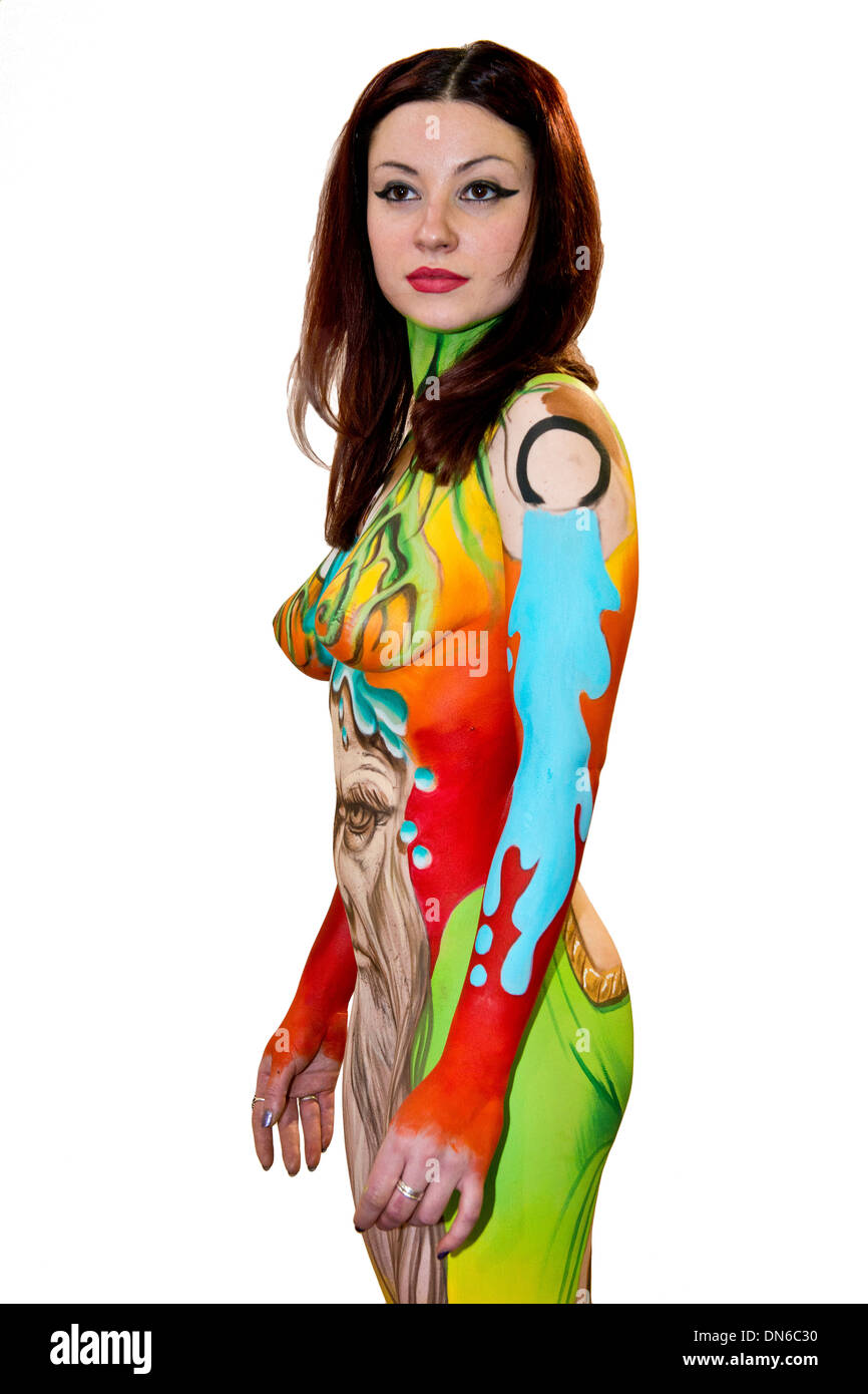 Body painting Stock Photo