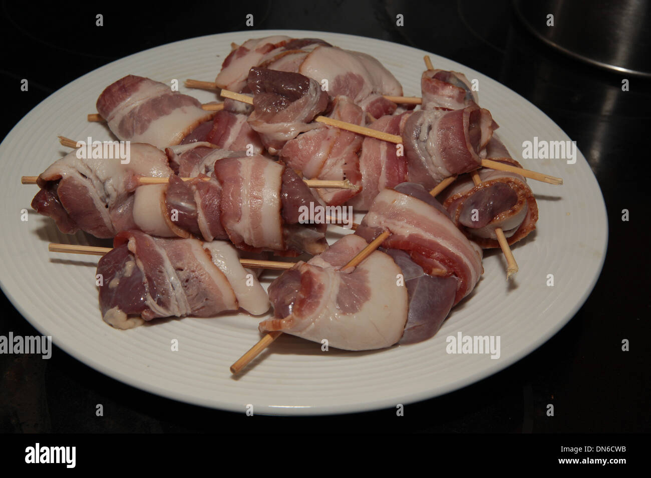 bacon wrapped chicken Stock Photo - Alamy