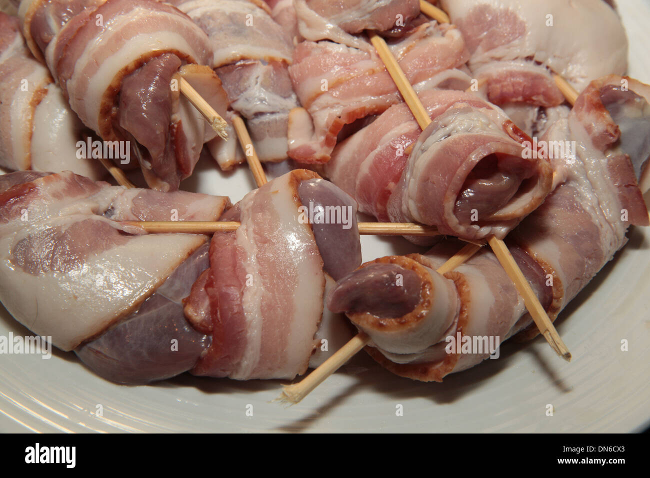 bacon wrapped chicken Stock Photo - Alamy