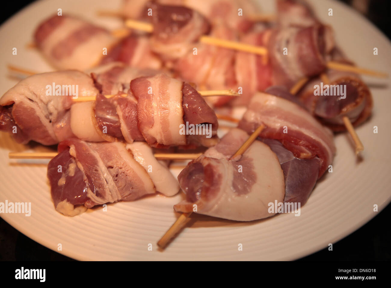 bacon wrapped chicken Stock Photo - Alamy