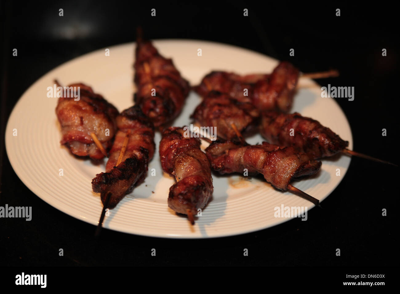 bacon wrapped chicken Stock Photo - Alamy